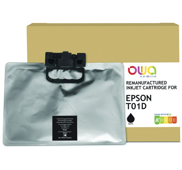 Cartouche d'encre remanufacturée Epson C13T01D - OWA