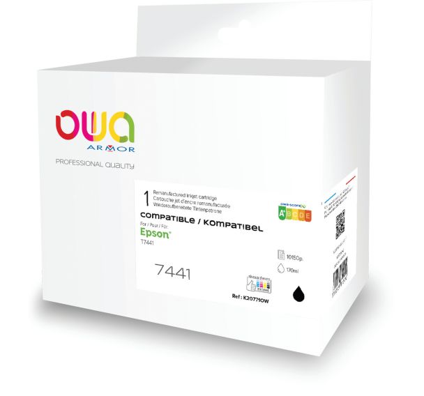 Cartouche d'encre remanufacturée Epson T7441 - Noir