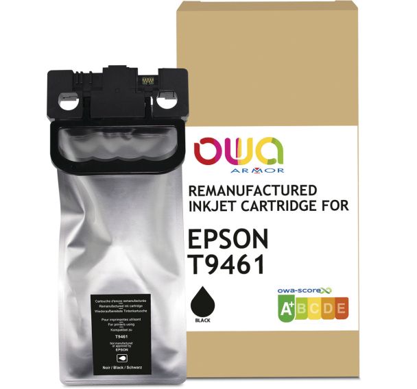 Cartouche d'encre remanufacturée Epson T9461 - Noir