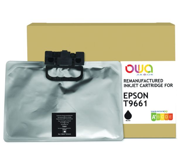 Cartouche d'encre remanufacturée Epson T9661 - Noir