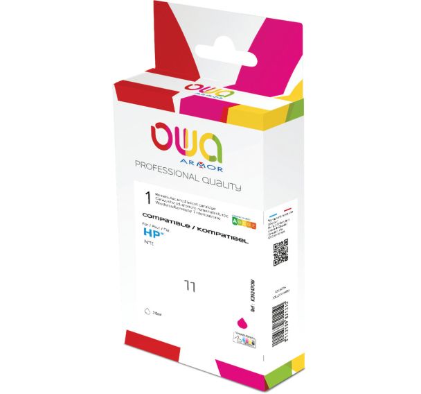 Cartouche d'encre remanufacturée HP 11 - Magenta