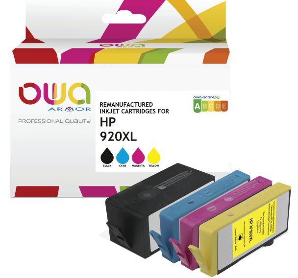 Cartouche d'encre remanufacturée HP 920XL - OWA