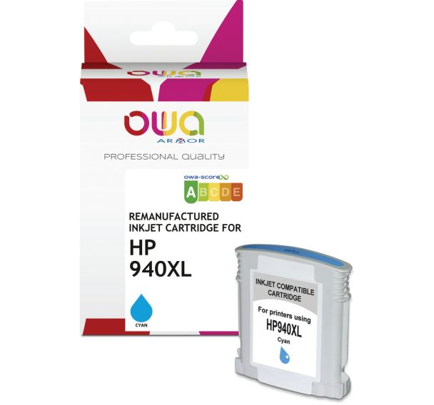 Cartouche d'encre remanufacturée HP 940XL - Owa
