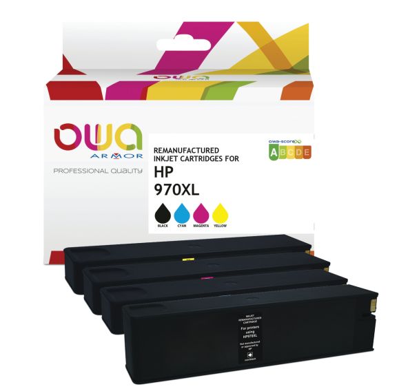 Cartouche d'encre remanufacturée HP 970XL/971XL - OWA