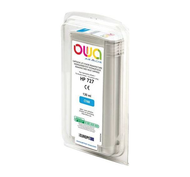 Cartouche d'encre traceur remanufacturée HP 727 - Owa