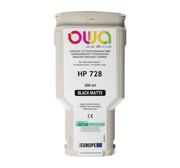 Cartouche d'encre traceur remanufacturée HP 728 - Owa
