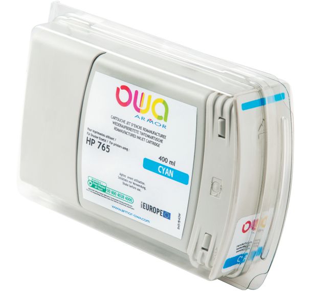 Cartouche d'encre traceur remanufacturée HP 765 - Owa