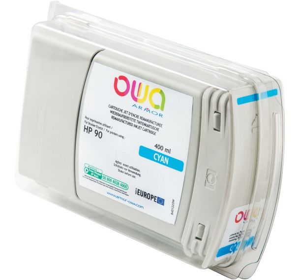 Cartouche d'encre traceur remanufacturée HP 90 - Owa