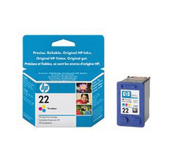 Cartouche encre 3 couleurs HP C9352AE n°22