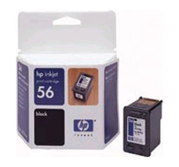 Cartouche encre noire HP C6656AE n°56