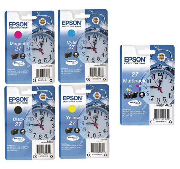 Cartouche jet d'encre 27 ''reveil'' - Epson