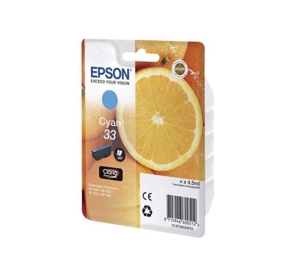 Cartouche jet d'encre 33 ''orange'' - Epson