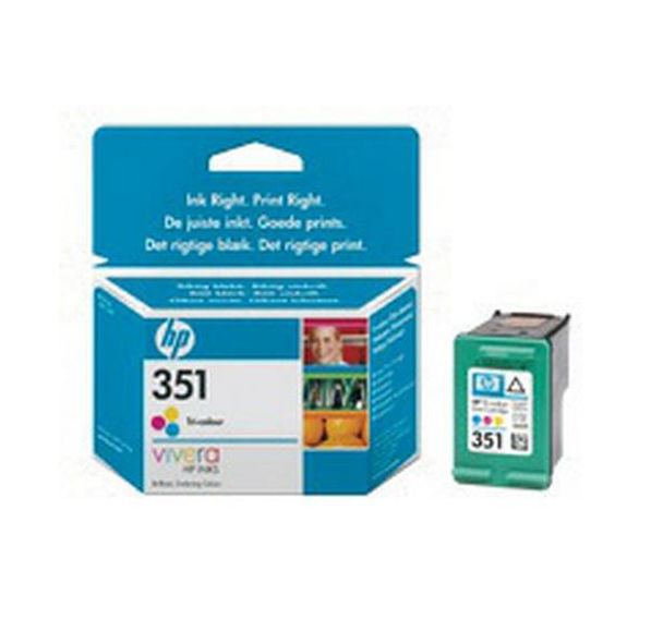 Cartouche jet d'encre 3 couleurs HP 351 CB337EE Viviera