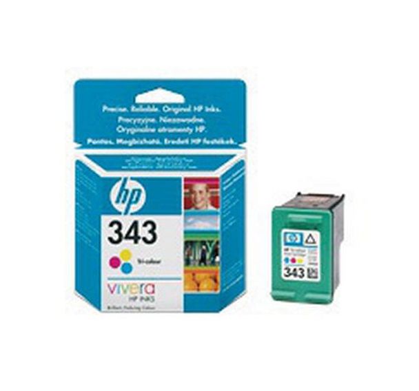 Cartouche jet d'encre 3 couleurs HP C8766EE n°343