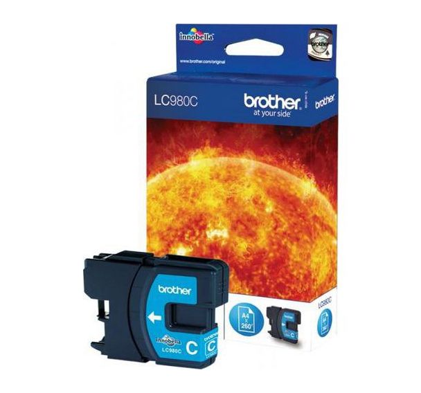 Cartouche jet d'encre Brother LC980C - cyan