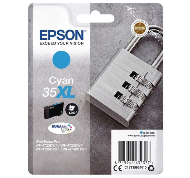 Cartouche jet d'encre Haute capacité 35XL ''Cadena'' - Epson