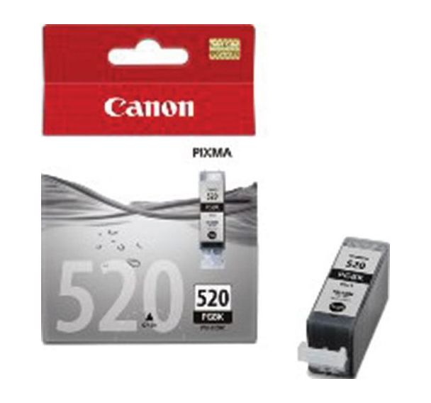 Cartouche jet d'encre PGI-520BK Noir pigmenté - Canon