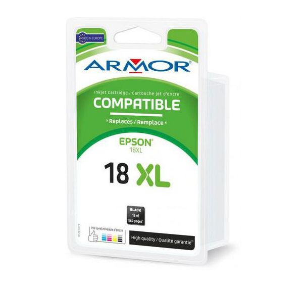 Cartouche jet d'encre compatible Epson T1811 XL noire