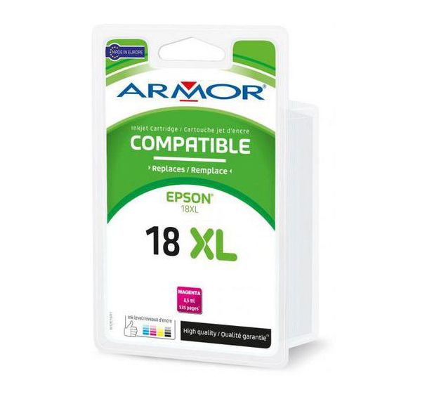 Cartouche jet d'encre compatible Epson T18XL - Oxa