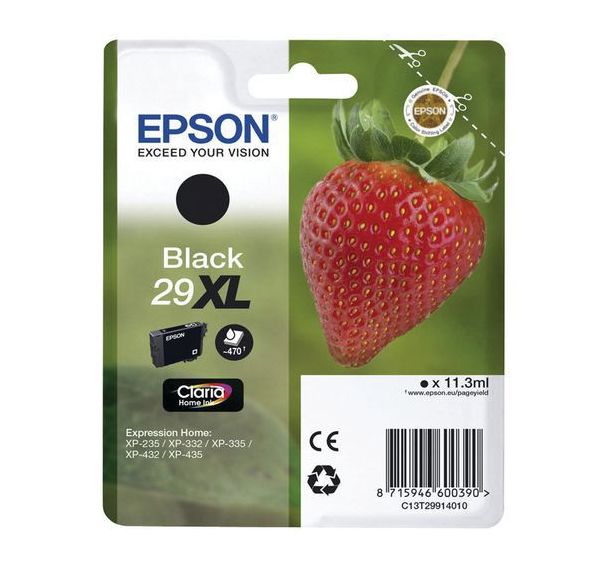 Cartouche jet d'encre haute capacité 29XL ''Fraise'' - Epson