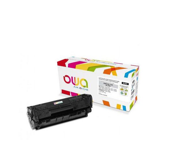 Cartouche toner laser compatible HP noire HP-Q2612A (HP12A)