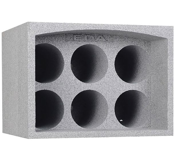 Casier polystirene expansé 6 bouteilles