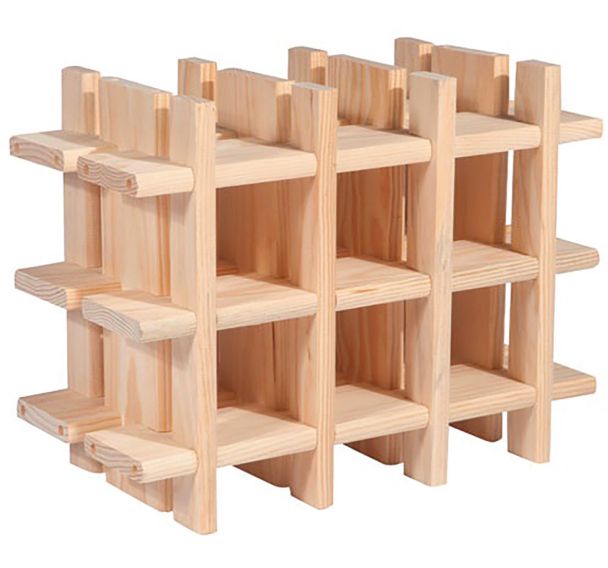 Casier range 9 bouteilles Rioja 32.5x43x22cm