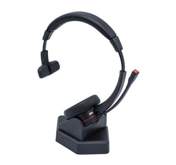 Casque UC sans fil BlueTooth Monaural + socle USB-A Dacomex