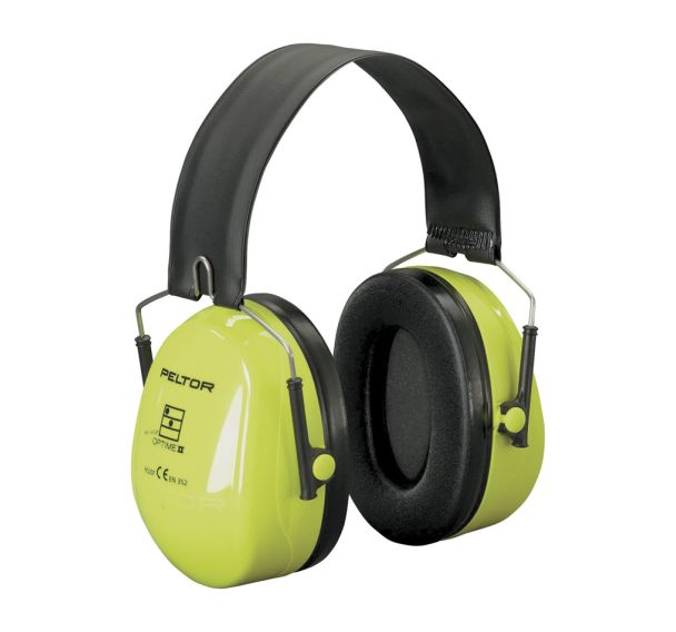 Casque antibruit optime ii haute-visibilite serre tete - 31 dB - Jaune
