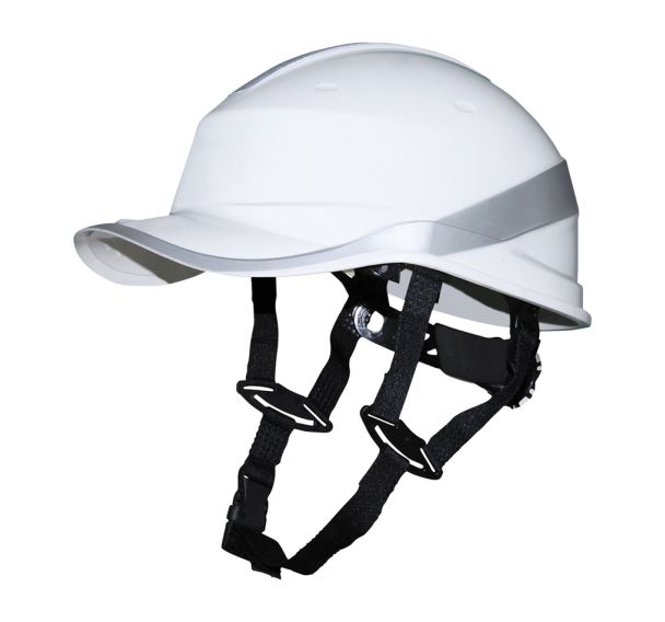 Casque de chantier DIAMOND5UP - Ajustable - Blanc