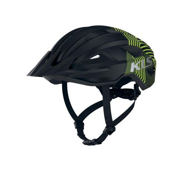 Casque de vélo adulte - DAZE - noir/vert - S/M