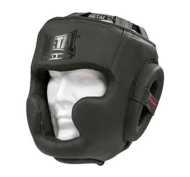 Casque intégral Métal Boxe Noir