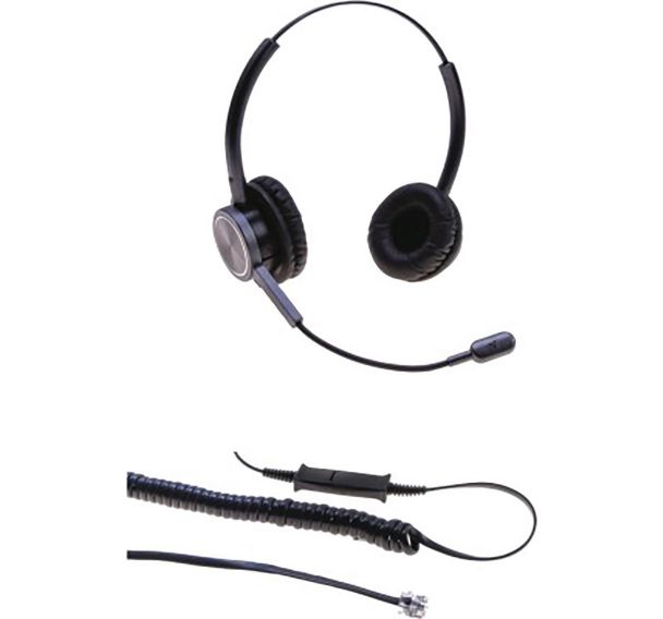 Casque téléphone binaural micro Flex antibruit