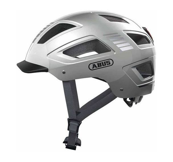 Casque vélo ville HYBAN 2.0 chrome Abus