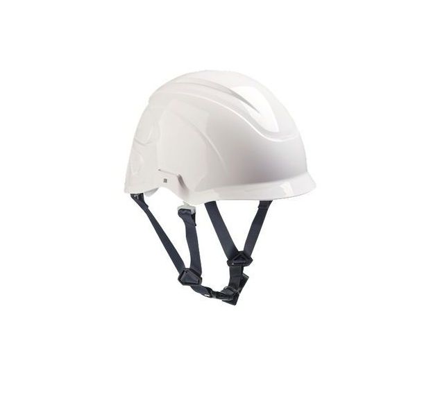 Casque ventilé Nexus SecurePlus glissière jugulaire - Blanc