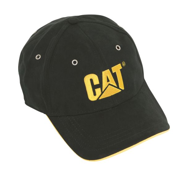 Casquette CAT taille unique Polyester NOIR