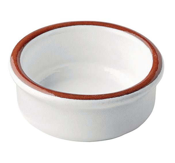 Cassolette en grès ø11,5 cm 19cl blanc