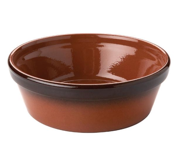 Cassolette en terre cuite 70cl marron