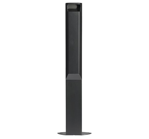 Cendrier 3l /pied Arkéa Extrême sans serrure gris manganèse-Rossignol Pro