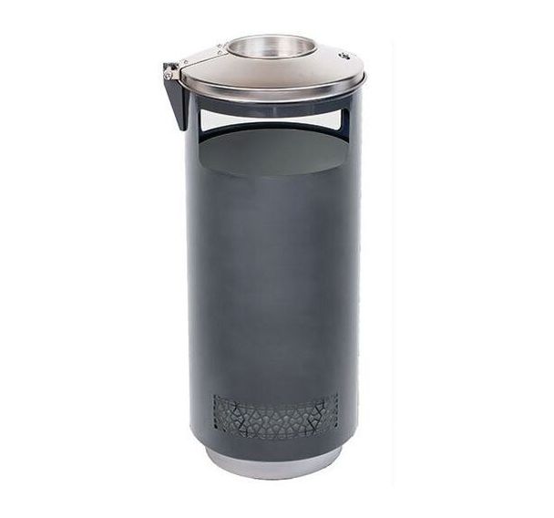 Cendrier corbeille Dubai - Gris - 70 L