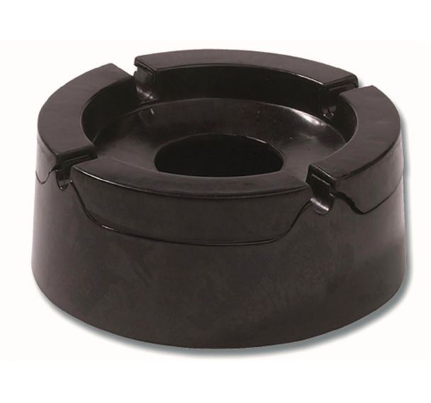 Cendrier en mélaminé 10,5x4,7 cm noir