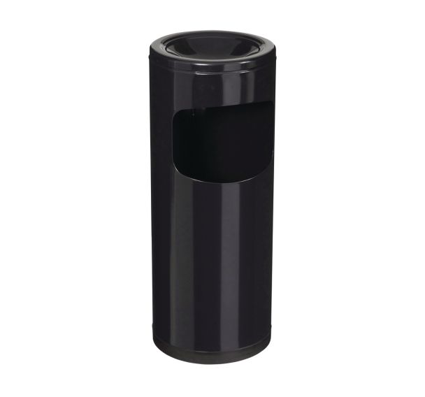 Cendrier etouffoir / poubelle Cendeo - 0,15l / 12,5l - noir 9011-Rossignol Pro