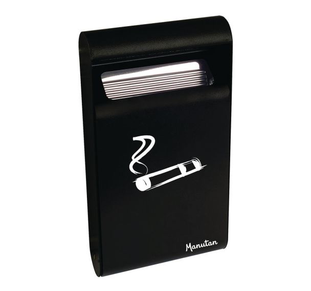 Cendrier mural 3 L acier galvanisé - anthracite