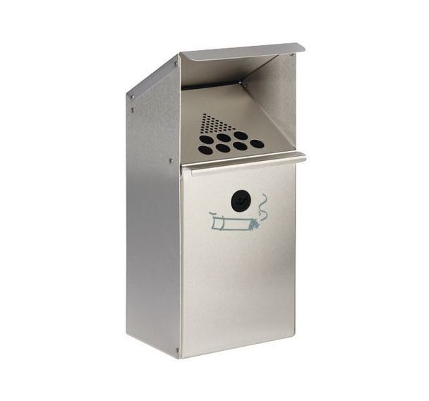 Cendrier mural acier 3,7 L