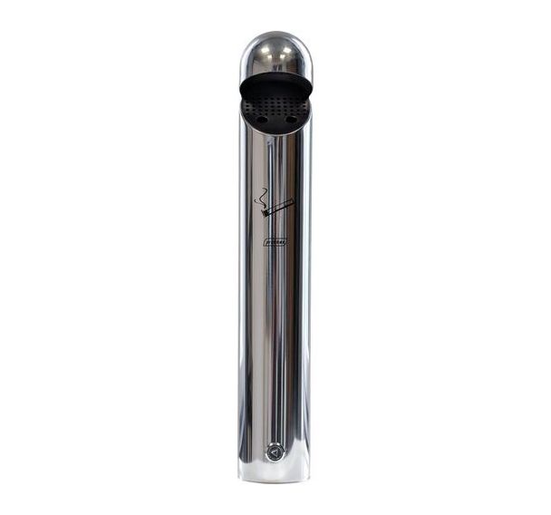 Cendrier mural inox avec toit - 1.7 L - Probbax