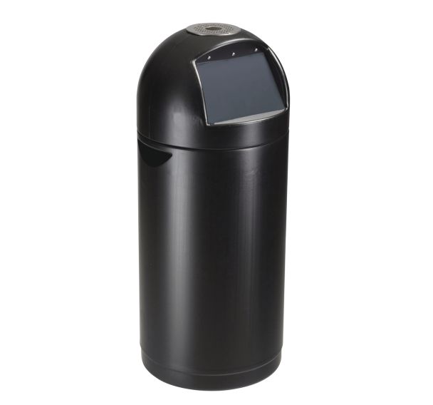 Cendrier / poubelle à trappe Cyvomax 52l - noir-Rossignol Pro