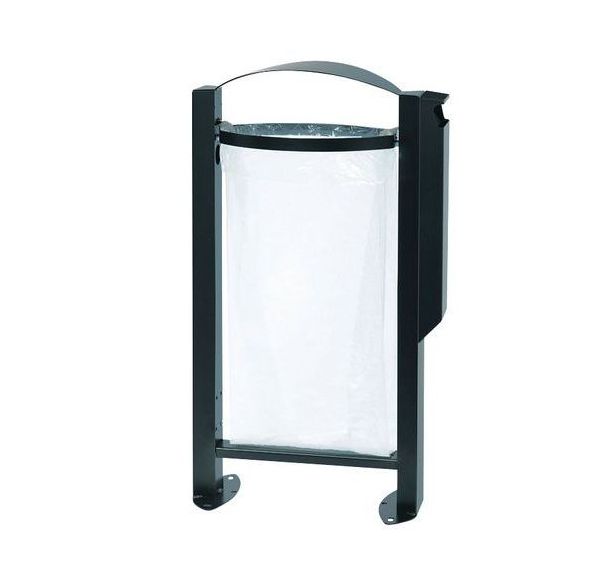 Cendrier/poubelle vigipirate sur pied Arkea 3l/60l - anthr mat 7016