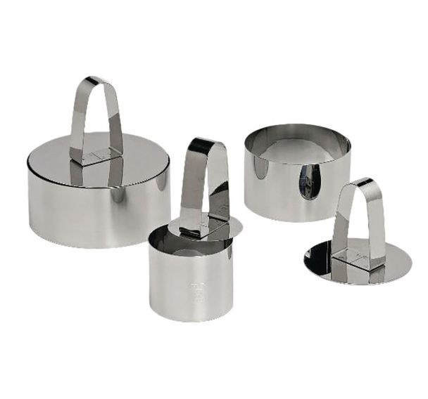 Cercle à mousse 7.5 cm inox - Lares