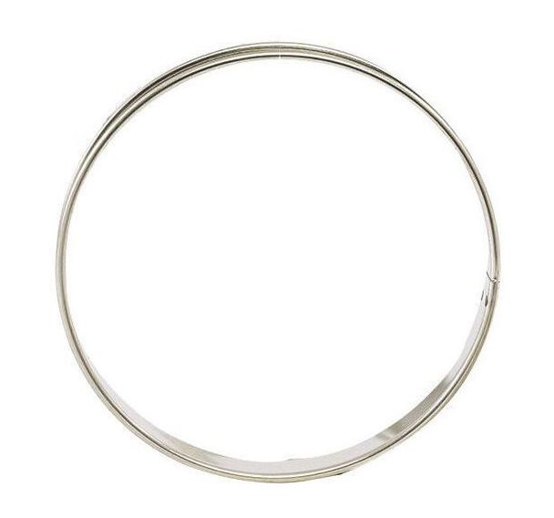 Cercle à tarte en inox - Lot de 6 - Matfer