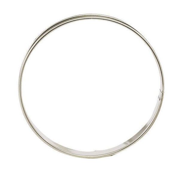 Cercle à tarte en inox à bords roulés - Matfer